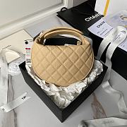 Chanel Beige Pouch Bag 18x17x8cm - 3