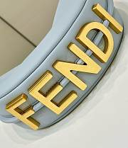 Fendi Fendigraphy Mini Light Blue Bag 20x13x7.5cm - 3