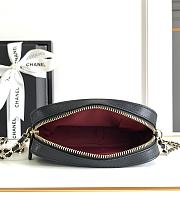 Chanel Matelasse Camera Shoulder Bag Caviar Black 24cm - 5