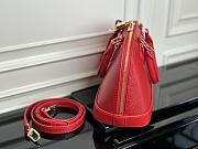 Louis Vuitton LV Alma BB Red 23.5 x 17.5 x 11.5 cm - 5