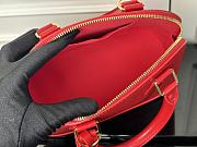 Louis Vuitton LV Alma BB Red 23.5 x 17.5 x 11.5 cm - 3