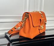 Louis Vuitton LV Dauphine Soft MM Orange 24 x 17 x 9 cm - 5