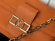 Louis Vuitton LV Dauphine Soft MM Orange 24 x 17 x 9 cm - 4