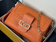 Louis Vuitton LV Dauphine Soft MM Orange 24 x 17 x 9 cm - 3