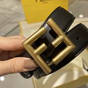 Fendi Black Belt 3.5cm - 5