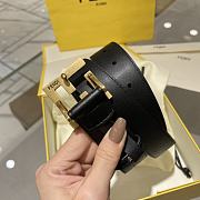 Fendi Black Belt 3.5cm - 2