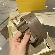 Fendi Grey Belt 3.5cm - 2