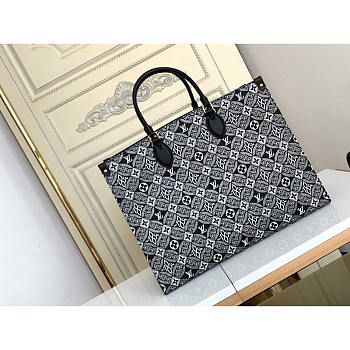 Louis Vuitton LV Onthego GM Tote Bag Black 41x34x19cm