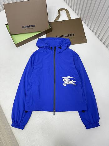 Burberry Nylon Blue Jacket