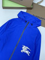 Burberry Nylon Blue Jacket - 2