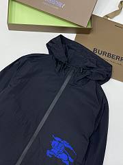 Burberry Black Cropped Nylon Jacket - 4