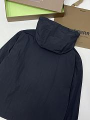 Burberry Black Cropped Nylon Jacket - 3