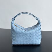 Bottega Veneta Mini Wallace Blue 23x13x9.5cm - 1