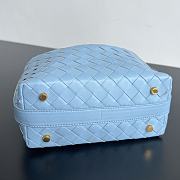 Bottega Veneta Mini Wallace Blue 23x13x9.5cm - 4