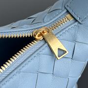 Bottega Veneta Mini Wallace Blue 23x13x9.5cm - 3