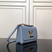 Louis Vuitton LV Twist MM Blue 23x17x9.5cm - 5