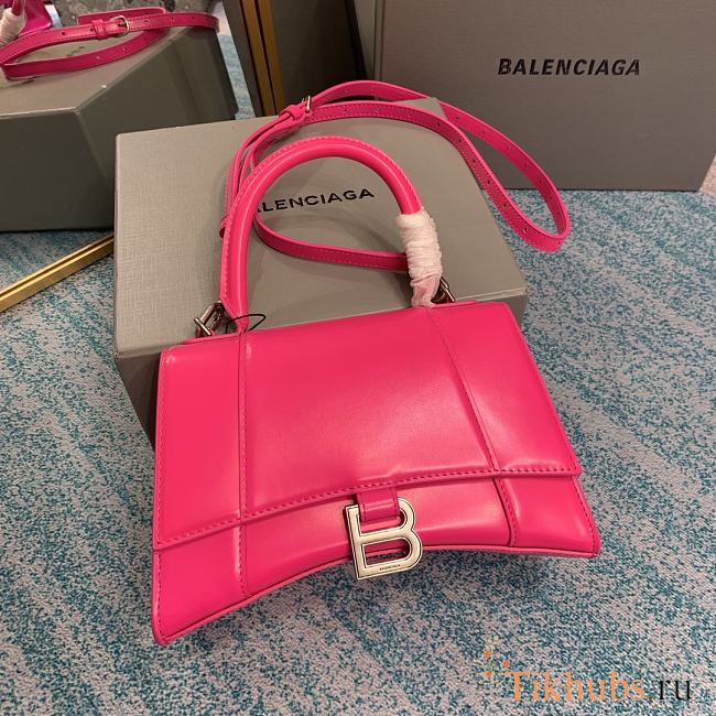 Balenciaga Hourglass Bag Pink 23x10x24cm - 1