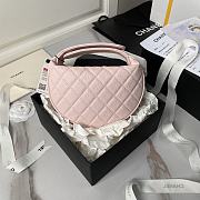 Chanel Pink Pouch Bag 18x17x8cm - 6