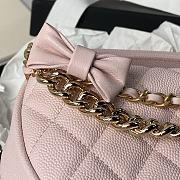 Chanel Pink Pouch Bag 18x17x8cm - 3