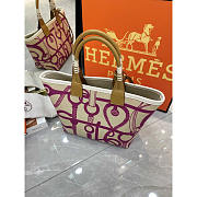 Hermes Steeple 25 Bag Purple Bag 25x23x15cm - 4