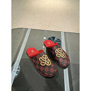 Louis Vuitton LV Palace Slipper Damier Red - 1