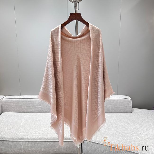 Fendi Pink Scarf 140x140cm - 1