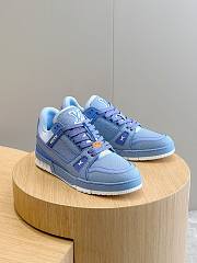 Louis Vuitton LV Trainer Blue Sneaker - 1