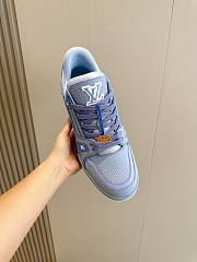 Louis Vuitton LV Trainer Blue Sneaker - 3