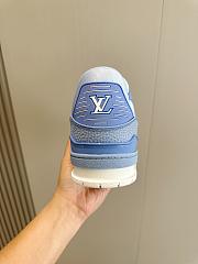 Louis Vuitton LV Trainer Blue Sneaker - 2