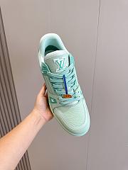 Louis Vuitton LV Trainer Green Sneaker - 4