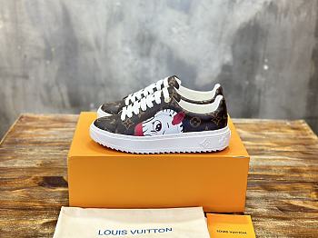 Louis Vuitton LV Time Out Sneaker Black White