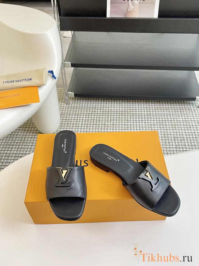 Louis Vuitton LV Black Slide - 1