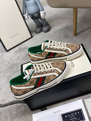 Gucci Wmns Tennis 1977 Beige Ebony Sneaker - 2