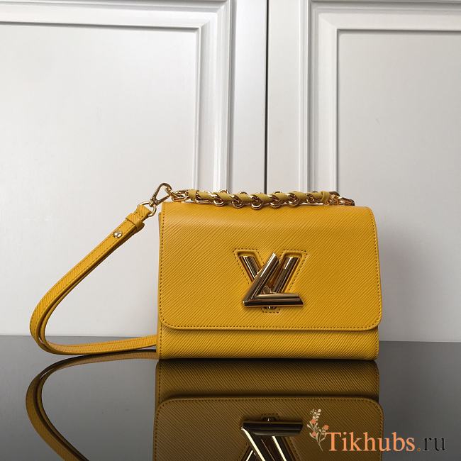 Louis Vuitton LV Twist MM Yellow 23x17x9.5cm - 1