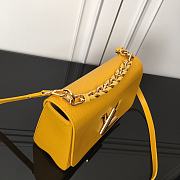 Louis Vuitton LV Twist MM Yellow 23x17x9.5cm - 5