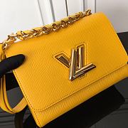 Louis Vuitton LV Twist MM Yellow 23x17x9.5cm - 3