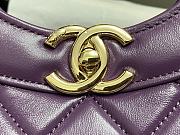 Chanel 31 Bag Purple 35x39x8cm - 3