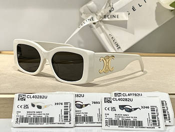 Celine White Sunglasses