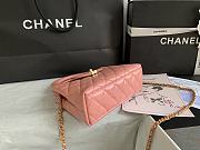 Chanel Kelly Shopper Pink Gold Bag 13x19x7cm - 4