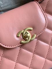 Chanel Kelly Shopper Pink Gold Bag 13x19x7cm - 6