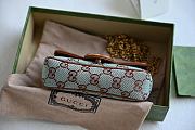 Gucci GG Super Mini Shoulder Bag Blue 16.5x9.5x4.5cm - 5