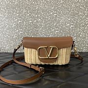 Valentino Garavani Locò Bag Brown 22x9x17cm - 1