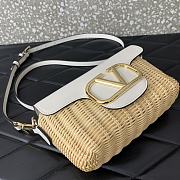 Valentino Garavani Locò Bag White 22x9x17cm - 3