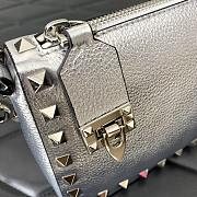 Valentino Small Rockstud Grainy Metallic Bag 19x13x7cm - 2