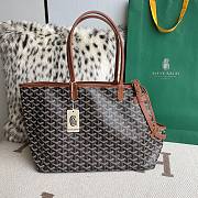 Goyard Pet Carry bag Brown 33.5x27x15cm - 1