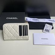 Chanel Card Holder White Caviar Gold 12x7.5x2.5cm - 4