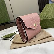 Gucci GG Medium Wallet Pink 11x9.5x3cm - 2