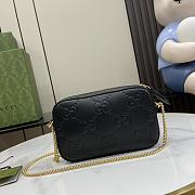 Gucci GG Super Mini Shoulder Bag Black 18x11x4cm - 6