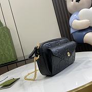 Gucci GG Super Mini Shoulder Bag Black 18x11x4cm - 5