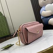 Gucci GG Super Mini Shoulder Bag Pink 18x11x4cm - 4